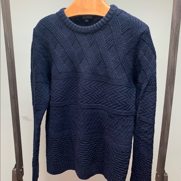 Cable Knit Crewneck Sweater | Made in Korea - Picture 2 of 6